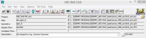 Finestra principale di HEC-RAS 5.0